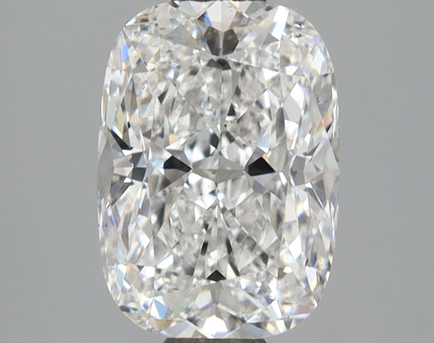 2.05 Carat Cushion Shaped, Ideal Cut, D Color, VS2 Clarity, IGI Certified Lab Grown Diamond