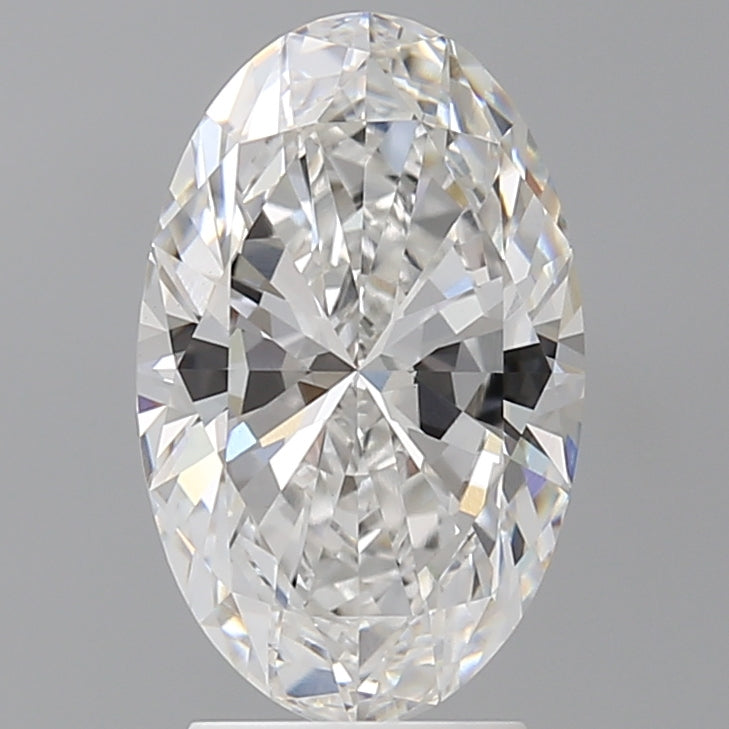 3.04 Carat Oval Shaped, Ideal Cut, E Color, VVS2 Clarity, IGI Certified Lab Grown Diamond