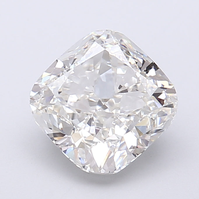 2.65 Carat Cushion Shaped, Very Good Cut, F Color, VVS2 Clarity, IGI Certified Lab Grown Diamond