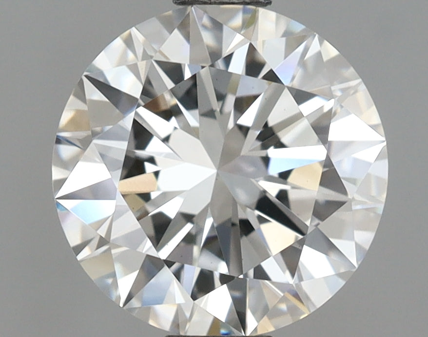 2.65 Carat Round Shaped, Excellent Cut, F Color, VS1 Clarity, IGI Certified Lab Grown Diamond