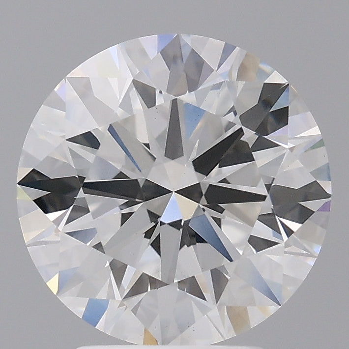 3.57 Carat Round Shaped, Ideal Cut, E Color, VVS2 Clarity, IGI Certified Lab Grown Diamond