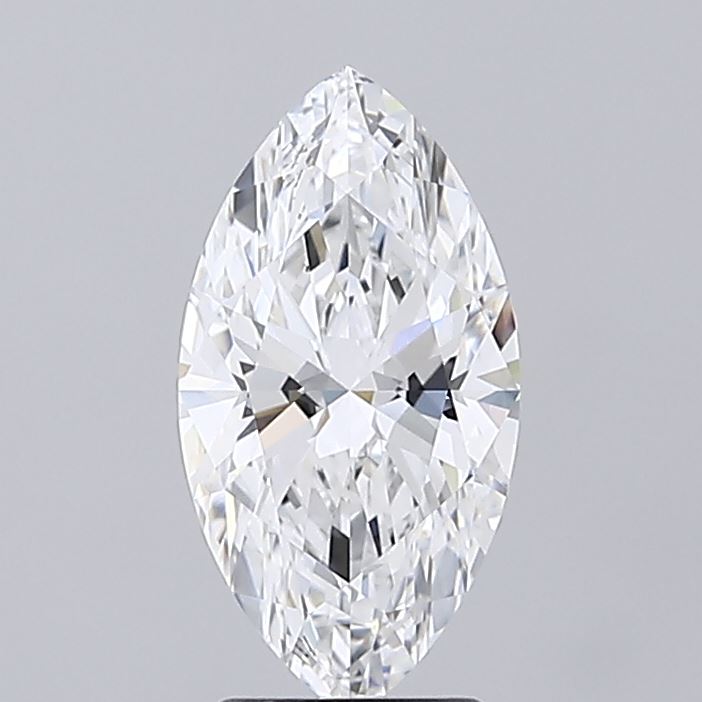 2.62 Carat Marquise Shaped, Ideal Cut, E Color, VVS2 Clarity, IGI Certified Lab Grown Diamond