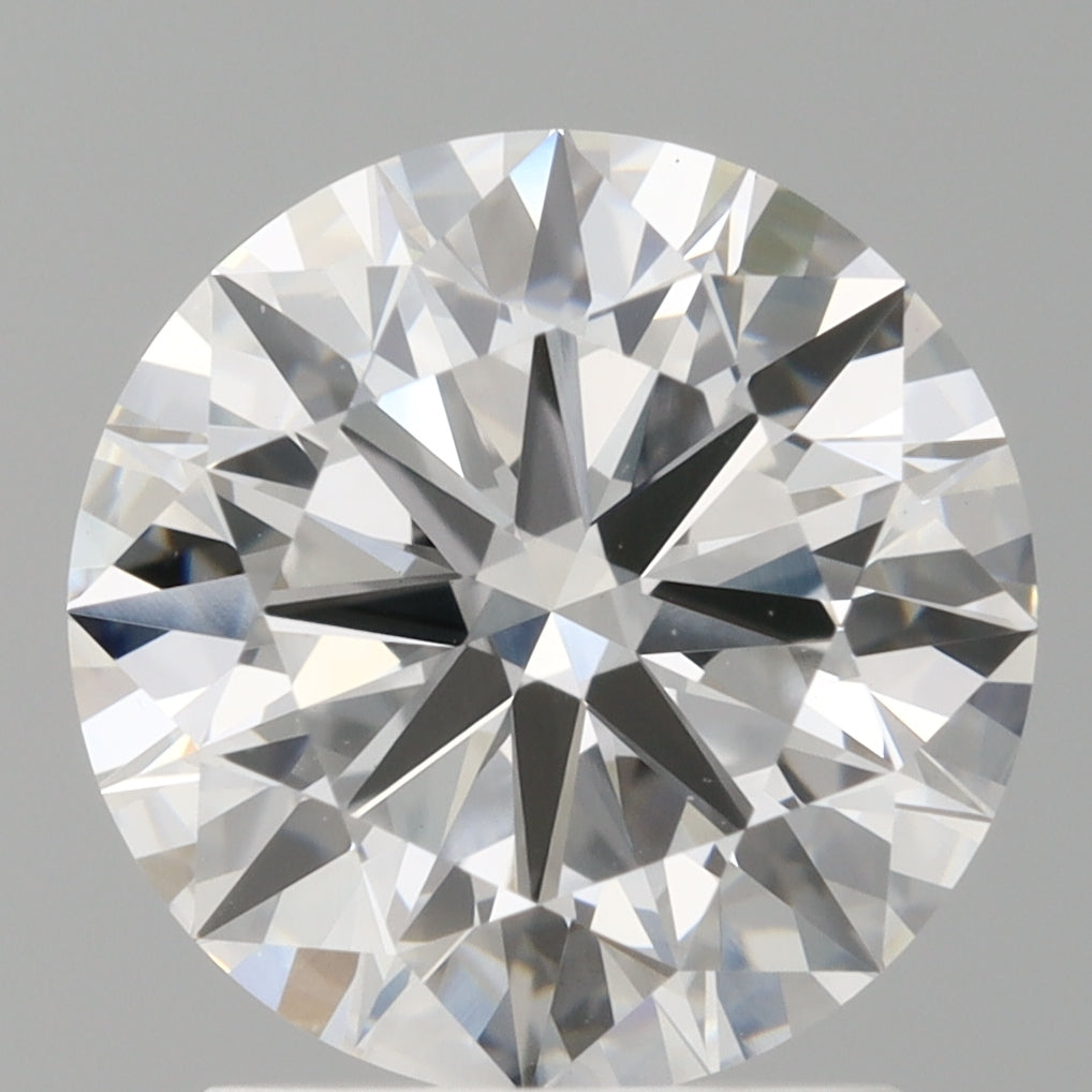 2.04 Carat Round Shaped, Ideal Cut, E Color, VVS2 Clarity, IGI Certified Lab Grown Diamond