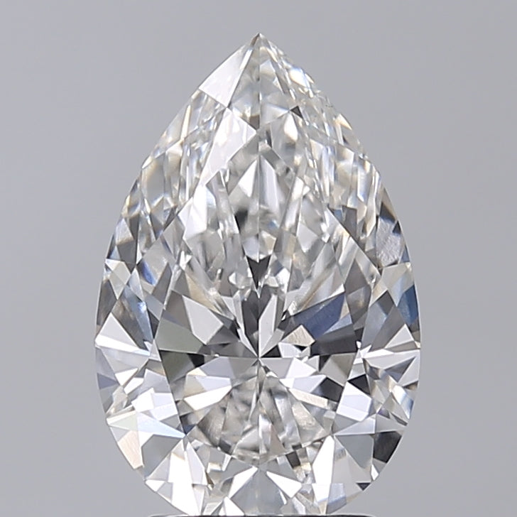 3.01 Carat Pear Shaped, Ideal Cut, G Color, VS1 Clarity, IGI Certified Lab Grown Diamond