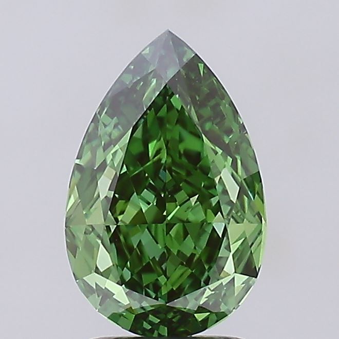 2.11 Carat Pear Shaped, Ideal Cut, VVS2 Clarity, IGI Certified Lab Grown Diamond