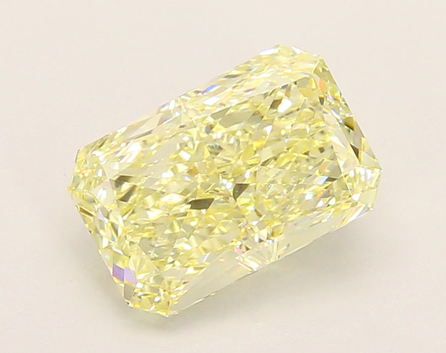 2.55 Carat Radiant Shaped, Ideal Cut, VVS2 Clarity, IGI Certified Lab Grown Diamond
