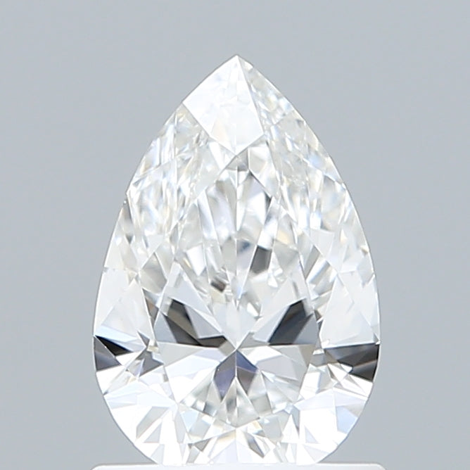 1.00 Carat Pear Shaped, Ideal Cut, E Color, VVS1 Clarity, IGI Certified Lab Grown Diamond