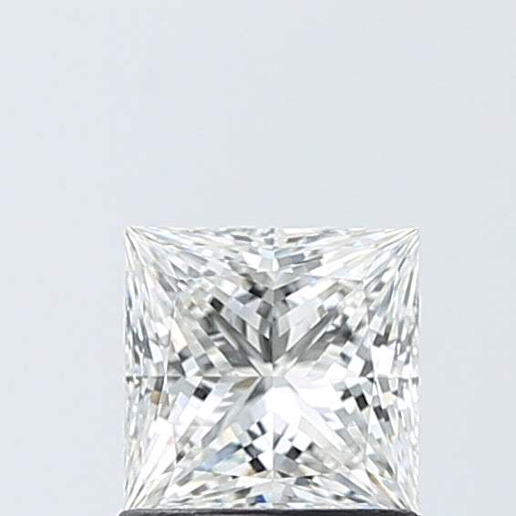 1.08 Carat Princess Shaped, Ideal Cut, E Color, VVS2 Clarity, IGI Certified Lab Grown Diamond