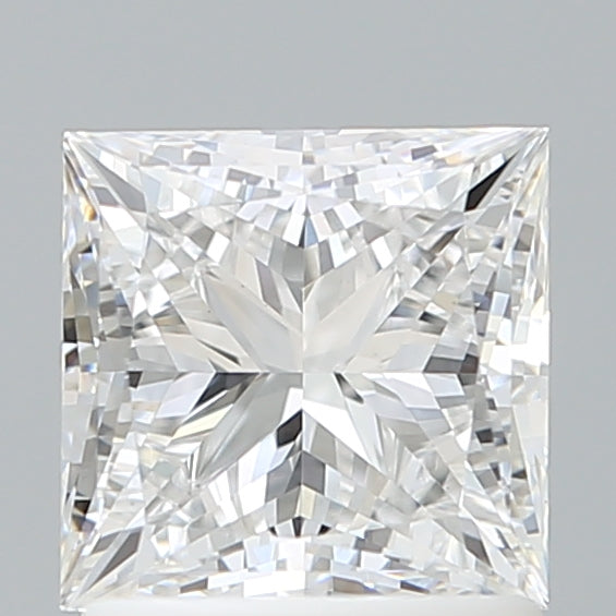 1.53 Carat Princess Shaped, Ideal Cut, D Color, VS1 Clarity, IGI Certified Lab Grown Diamond