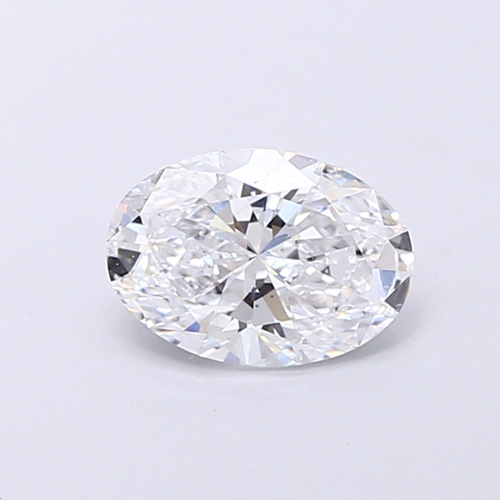 1.12 Carat Oval Shaped, Very Good Cut, D Color, VVS2 Clarity, IGI Certified Lab Grown Diamond