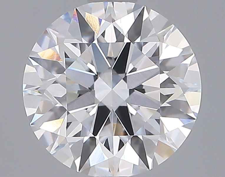 2.53 Carat Round Shaped, Ideal Cut, D Color, VVS2 Clarity, IGI Certified Lab Grown Diamond