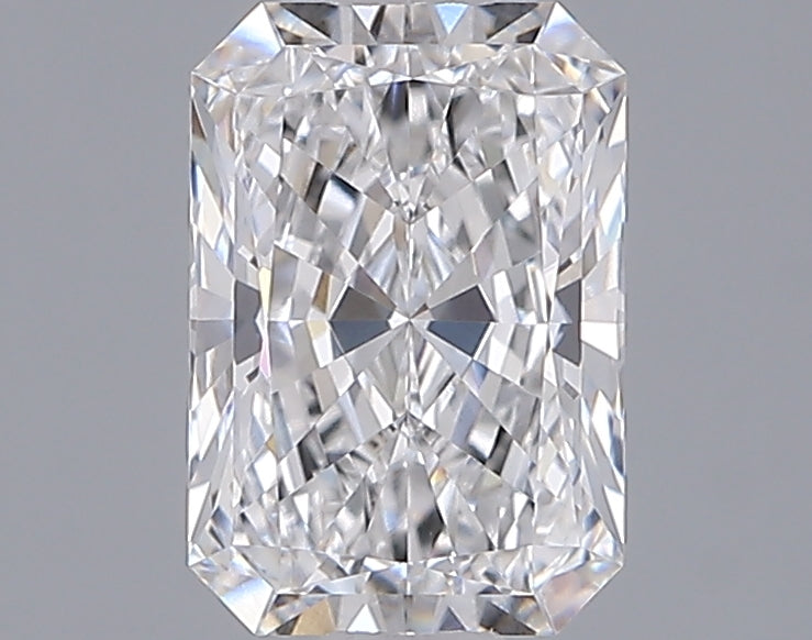 1.55 Carat Radiant Shaped, Ideal Cut, D Color, VVS1 Clarity, IGI Certified Lab Grown Diamond