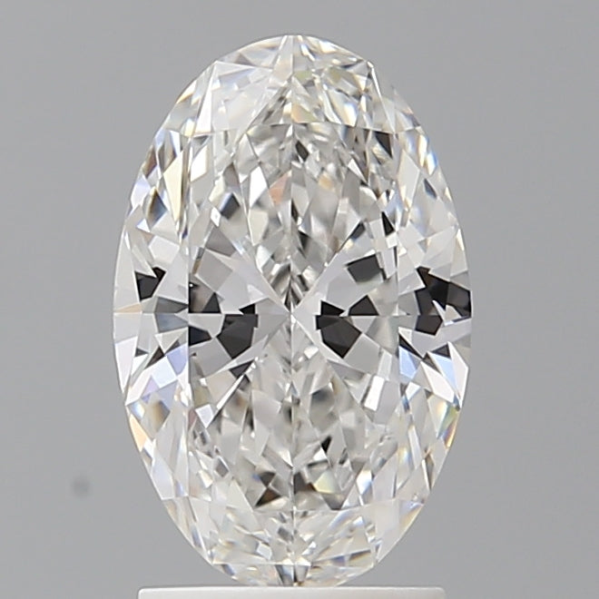 2.01 Carat Oval Shaped, Ideal Cut, E Color, VVS2 Clarity, IGI Certified Lab Grown Diamond