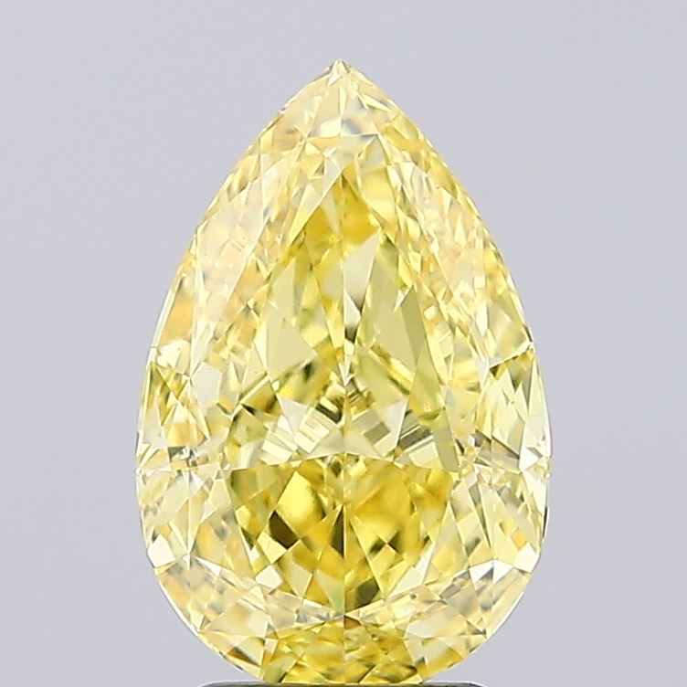 3.06 Carat Pear Shaped, Ideal Cut, VVS2 Clarity, IGI Certified Lab Grown Diamond