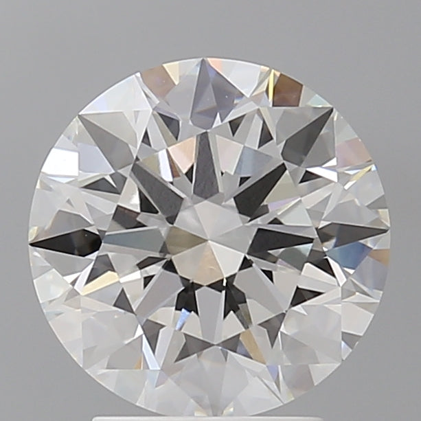 3.08 Carat Round Shaped, Ideal Cut, F Color, VVS2 Clarity, IGI Certified Lab Grown Diamond