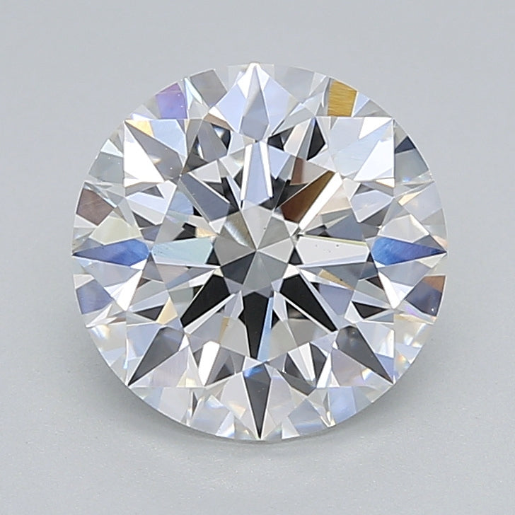 2.04 Carat Round Shaped, Ideal Cut, D Color, VS2 Clarity, IGI Certified Lab Grown Diamond