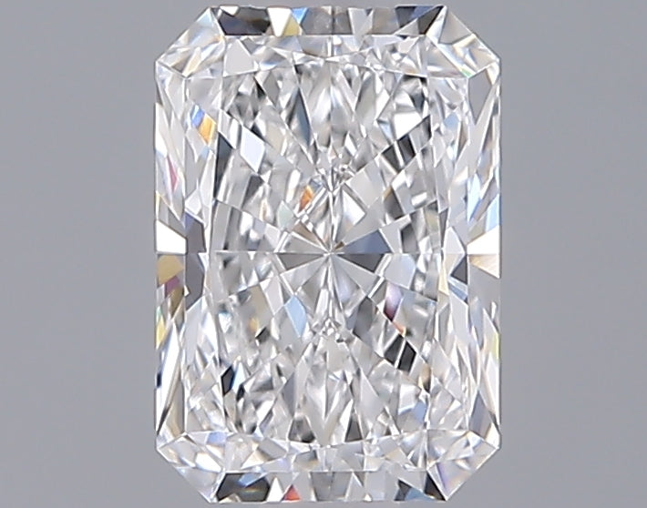 1.34 Carat Radiant Shaped, Ideal Cut, D Color, VVS1 Clarity, IGI Certified Lab Grown Diamond