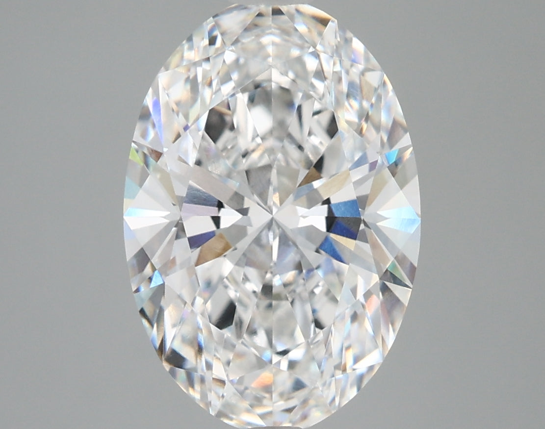 4.16 Carat Oval Shaped, Very Good Cut, D Color, VVS1 Clarity, IGI Certified Lab Grown Diamond