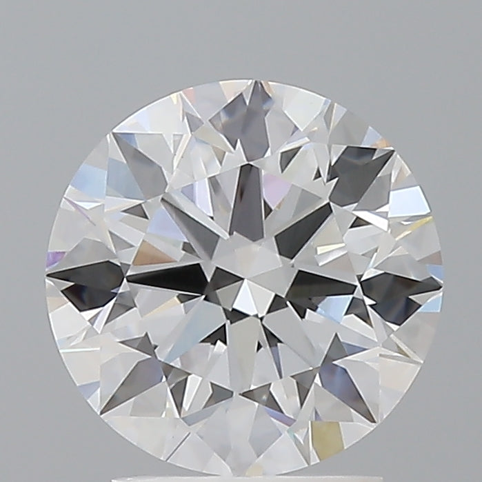 2.54 Carat Round Shaped, Ideal Cut, D Color, VVS2 Clarity, IGI Certified Lab Grown Diamond