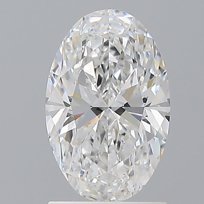 1.54 Carat Oval Shaped, Ideal Cut, D Color, VS2 Clarity, IGI Certified Lab Grown Diamond