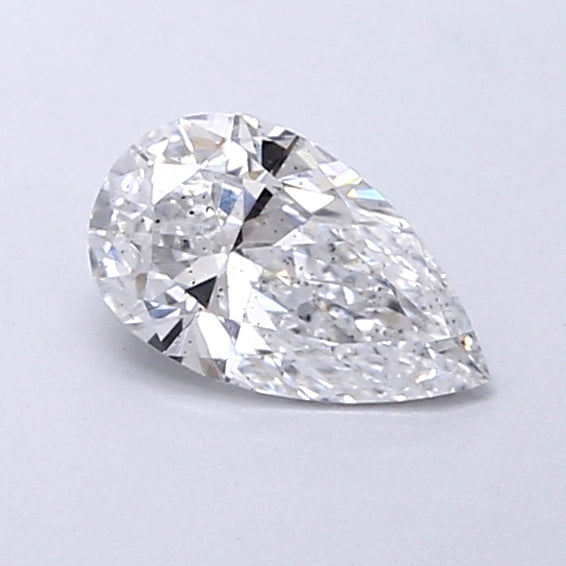 0.42 Carat Pear Shaped, Very Good Cut, D Color, SI2 Clarity, IGI Certified Lab Grown Diamond