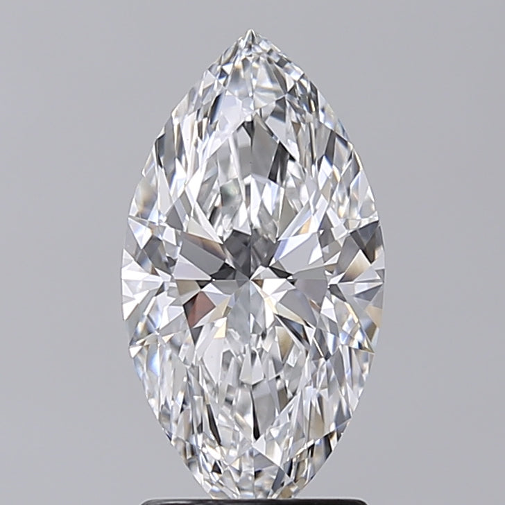 2.00 Carat Marquise Shaped, Excellent Cut, D Color, VVS2 Clarity, IGI Certified Lab Grown Diamond