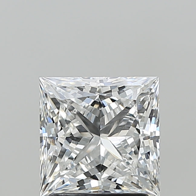 2.07 Carat Princess Shaped, Ideal Cut, E Color, VS1 Clarity, IGI Certified Lab Grown Diamond
