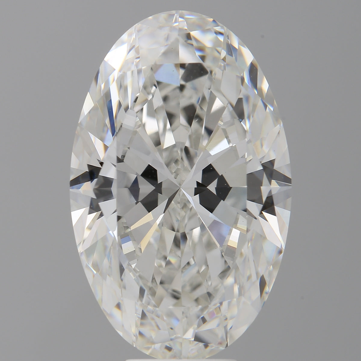 10.08 Carat Oval Shaped, Ideal Cut, F Color, VVS2 Clarity, IGI Certified Lab Grown Diamond