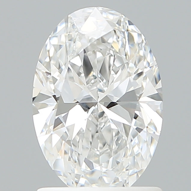 1.25 Carat Oval Shaped, Ideal Cut, D Color, VVS2 Clarity, IGI Certified Lab Grown Diamond