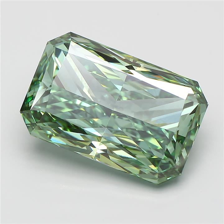 9.08 Carat Radiant Shaped, Excellent Cut, VS1 Clarity, IGI Certified Lab Grown Diamond