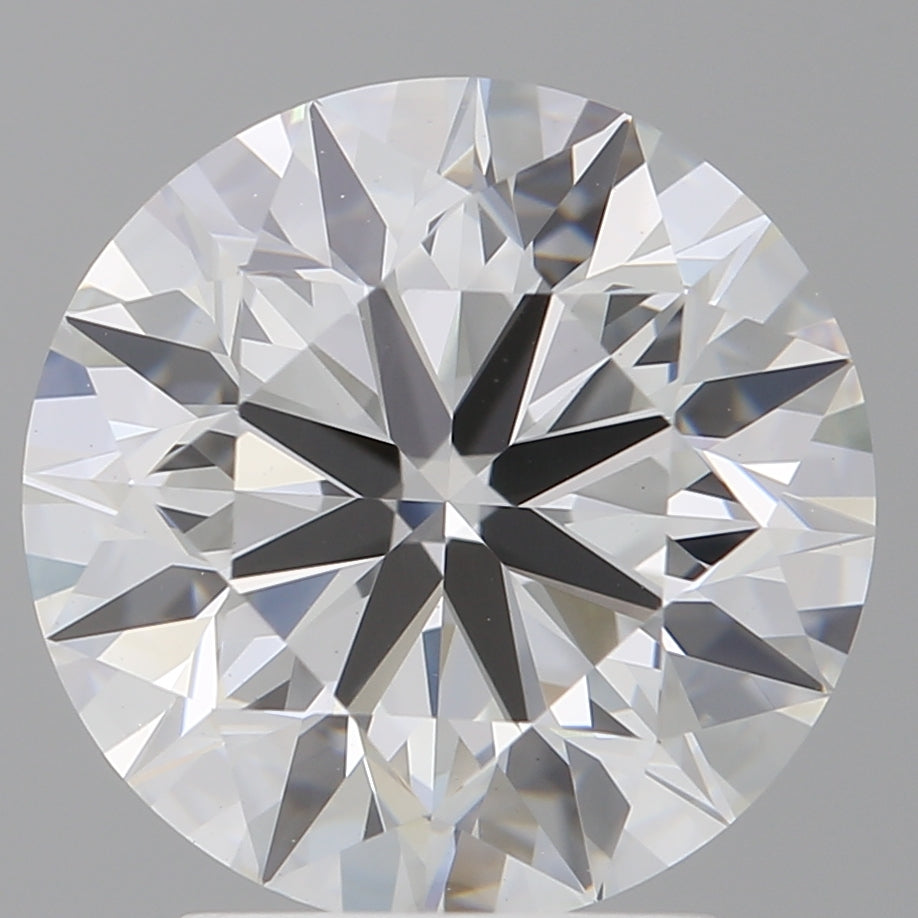 3.04 Carat Round Shaped, Ideal Cut, F Color, VVS2 Clarity, IGI Certified Lab Grown Diamond