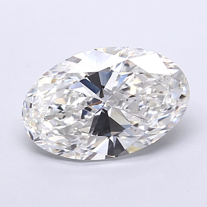 4.05 Carat Oval Shaped, Very Good Cut, F Color, VVS2 Clarity, IGI Certified Lab Grown Diamond