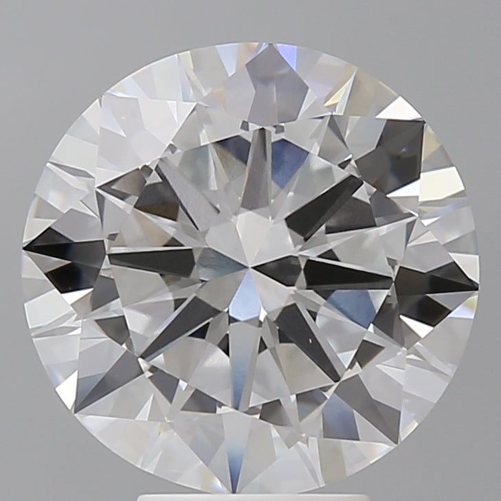 6.01 Carat Round Shaped, Excellent Cut, E Color, VVS2 Clarity, IGI Certified Lab Grown Diamond