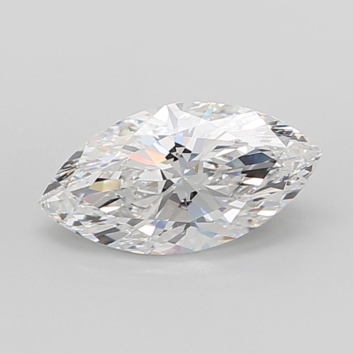 4.03 Carat Marquise Shaped, Ideal Cut, D Color, VVS2 Clarity, IGI Certified Lab Grown Diamond