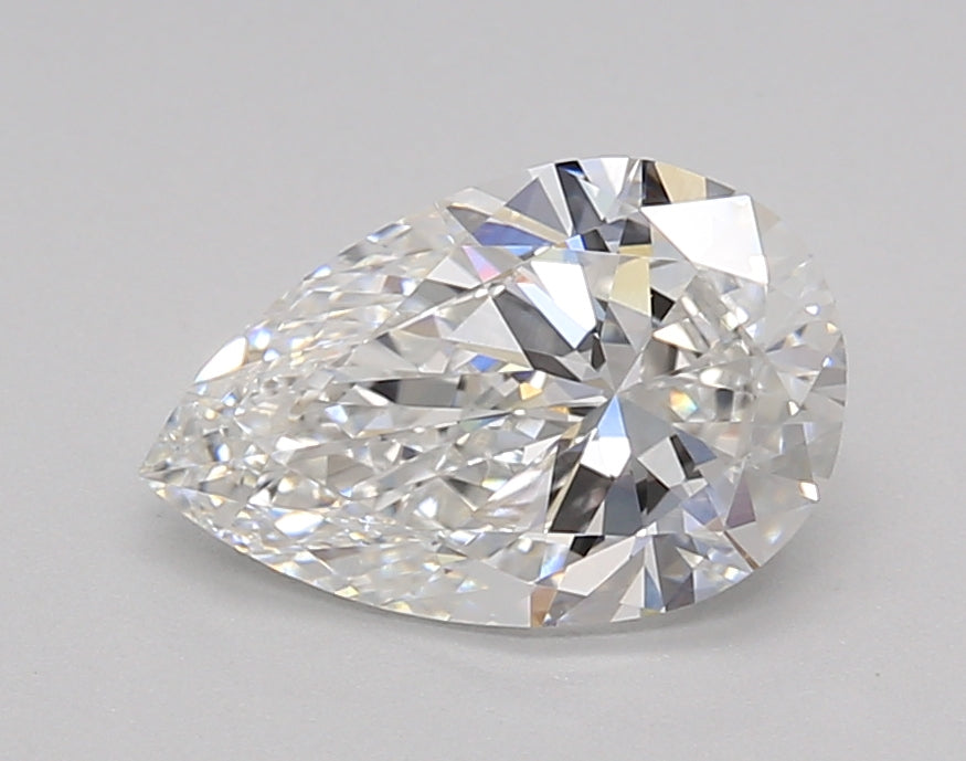 1.50 Carat Pear Shaped, Very Good Cut, E Color, VVS2 Clarity, IGI Certified Lab Grown Diamond