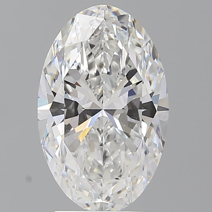 3.02 Carat Oval Shaped, Ideal Cut, E Color, VVS2 Clarity, IGI Certified Lab Grown Diamond
