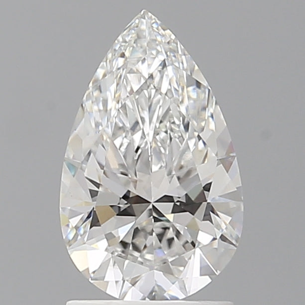 1.54 Carat Pear Shaped, Ideal Cut, E Color, VVS2 Clarity, IGI Certified Lab Grown Diamond
