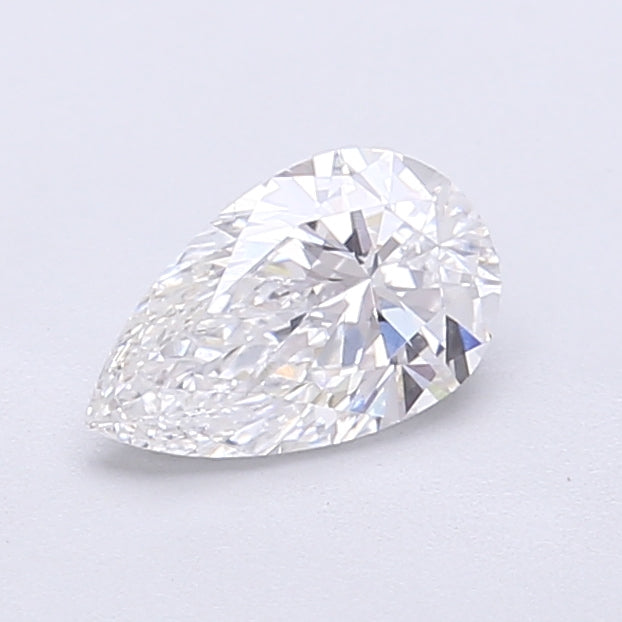 0.68 Carat Pear Shaped, Very Good Cut, D Color, VS1 Clarity, IGI Certified Lab Grown Diamond