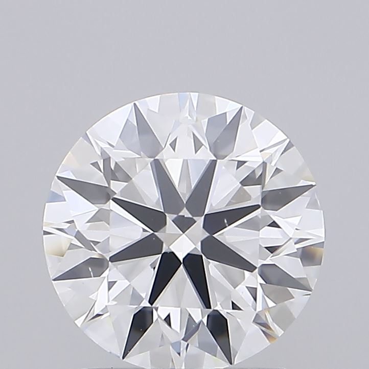 1.50 Carat Round Shaped, Ideal Cut, D Color, VS2 Clarity, IGI Certified Lab Grown Diamond