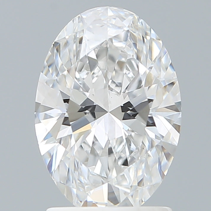 1.87 Carat Oval Shaped, Ideal Cut, D Color, VS1 Clarity, IGI Certified Lab Grown Diamond