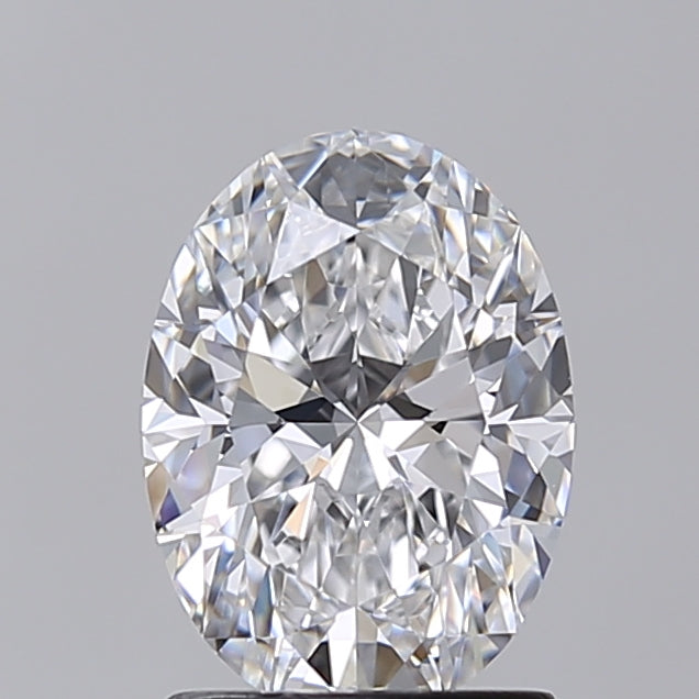 1.50 Carat Oval Shaped, Ideal Cut, D Color, VVS1 Clarity, IGI Certified Lab Grown Diamond