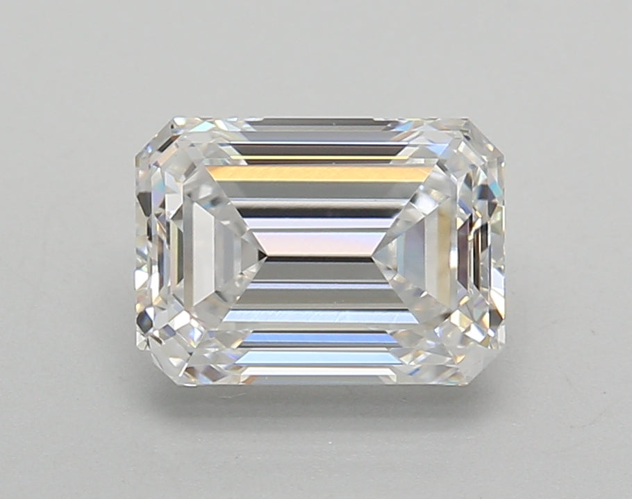 2.02 Carat Emerald Shaped, Very Good Cut, D Color, VVS2 Clarity, IGI Certified Lab Grown Diamond