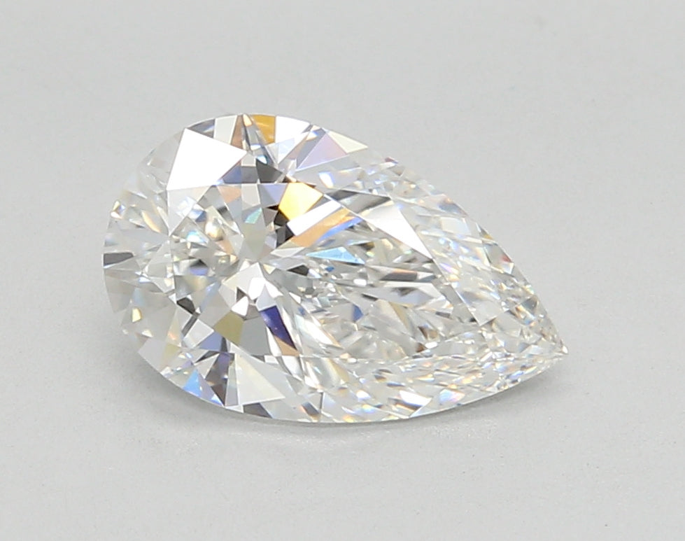 2.06 Carat Pear Shaped, Ideal Cut, E Color, VVS1 Clarity, IGI Certified Lab Grown Diamond