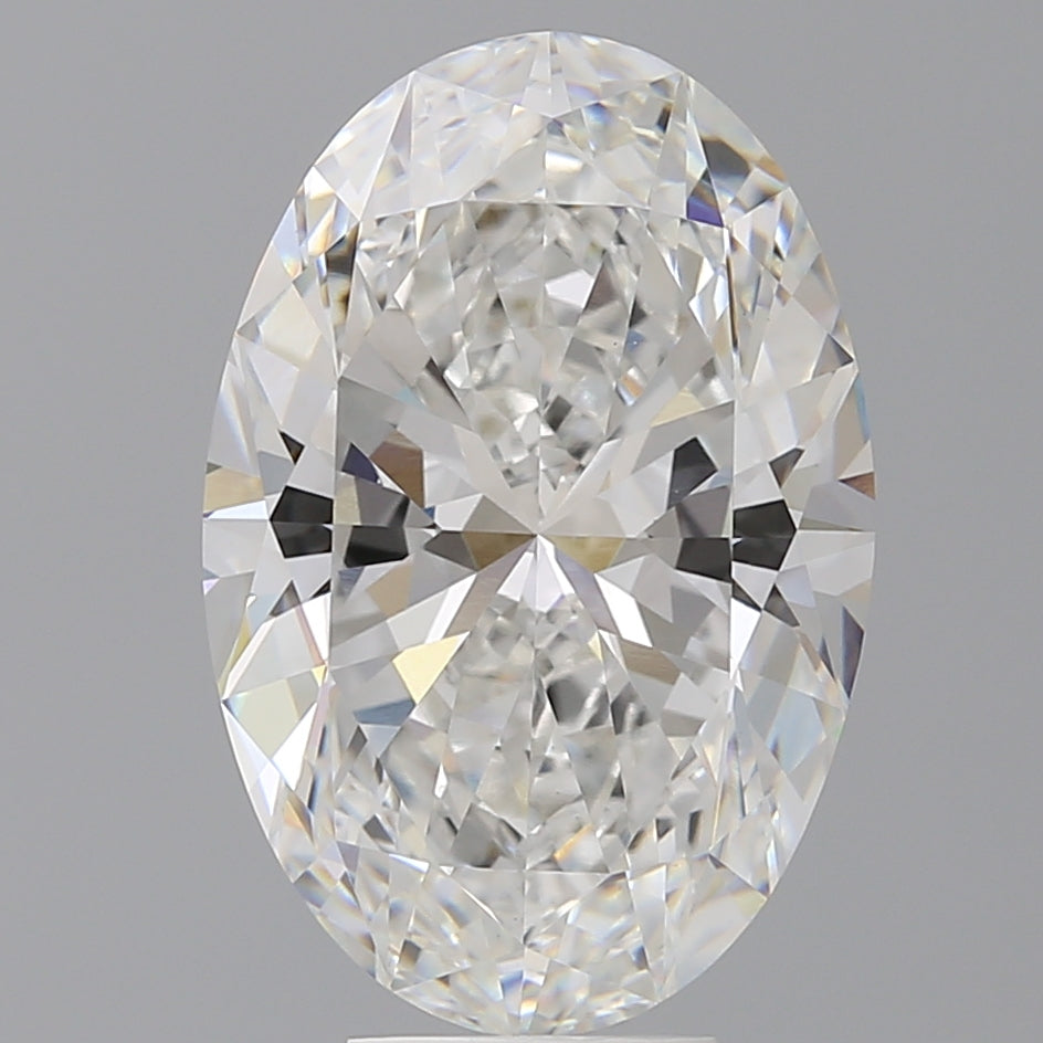 7.53 Carat Oval Shaped, Ideal Cut, E Color, VVS2 Clarity, IGI Certified Lab Grown Diamond