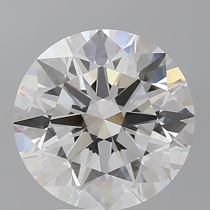4.05 Carat Round Shaped, Ideal Cut, E Color, VVS2 Clarity, IGI Certified Lab Grown Diamond