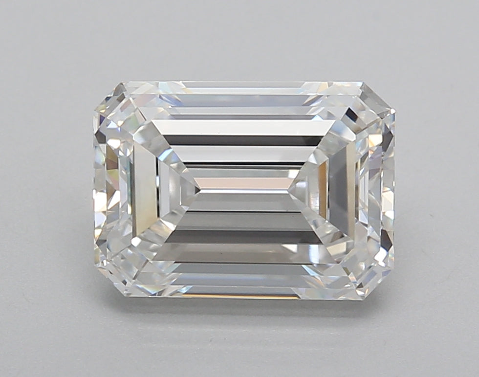 3.02 Carat Emerald Shaped, Very Good Cut, D Color, VVS2 Clarity, IGI Certified Lab Grown Diamond