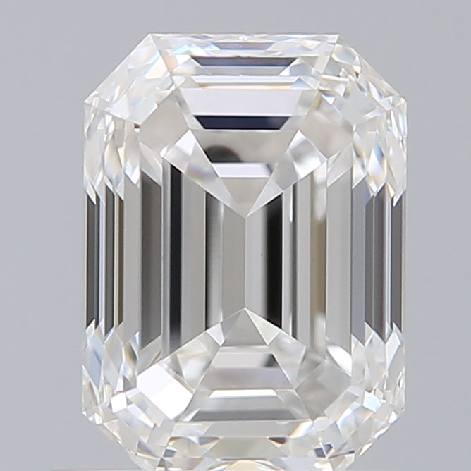 1.50 Carat Emerald Shaped, Excellent Cut, E Color, VS1 Clarity, IGI Certified Lab Grown Diamond