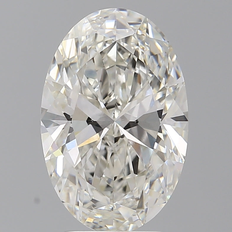 4.00 Carat Oval Shaped, Ideal Cut, G Color, VS1 Clarity, IGI Certified Lab Grown Diamond