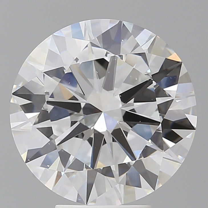 5.54 Carat Round Shaped, Excellent Cut, E Color, VS1 Clarity, IGI Certified Lab Grown Diamond