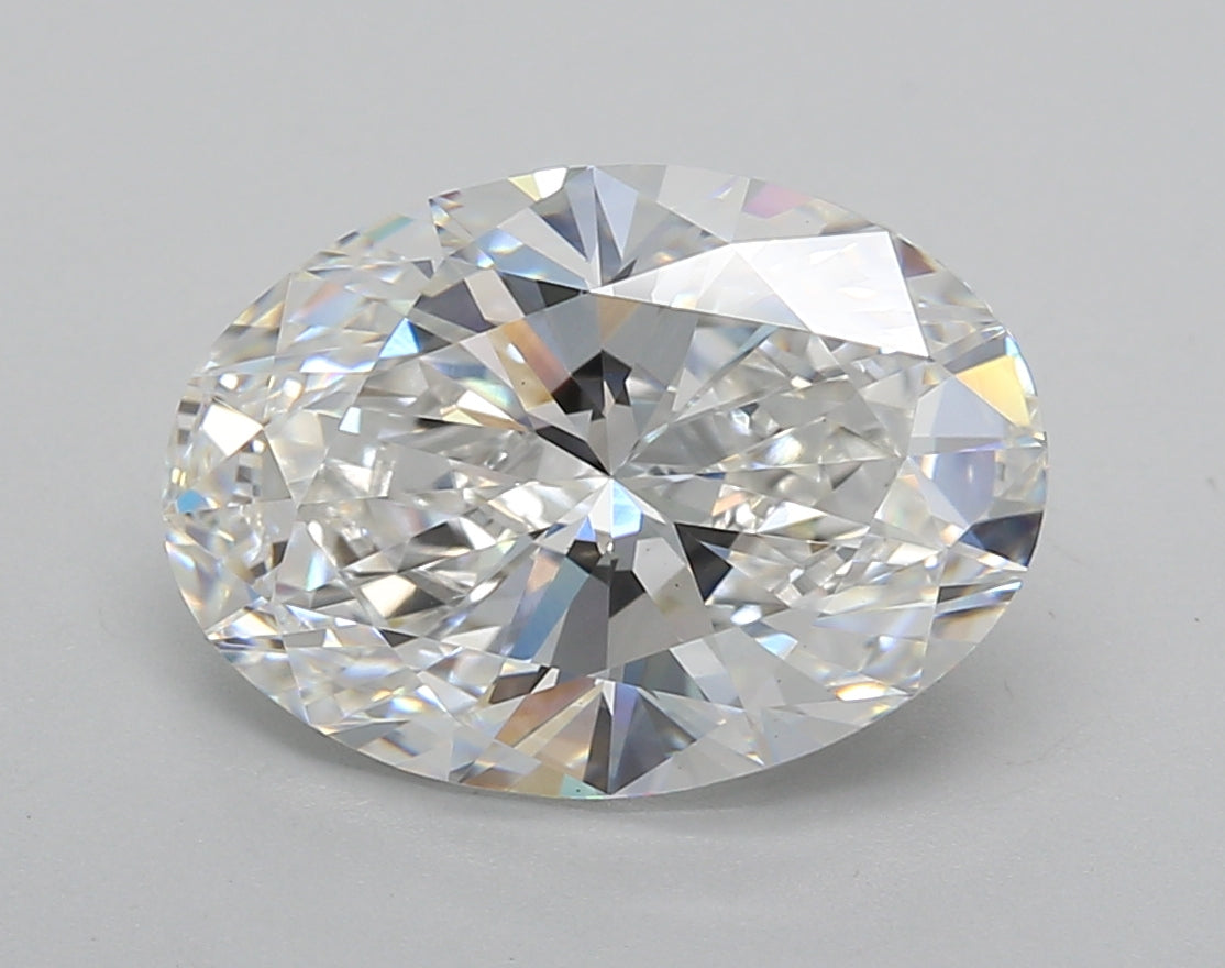 4.01 Carat Oval Shaped, Excellent Cut, E Color, VS1 Clarity, IGI Certified Lab Grown Diamond